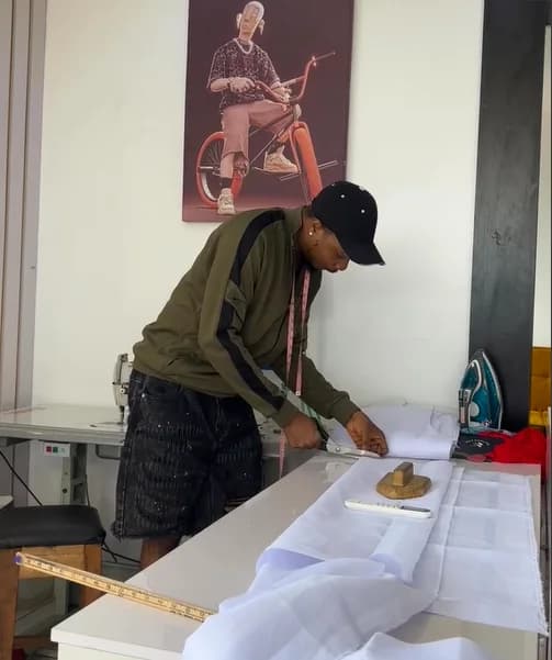 Checking the lines against the measurements