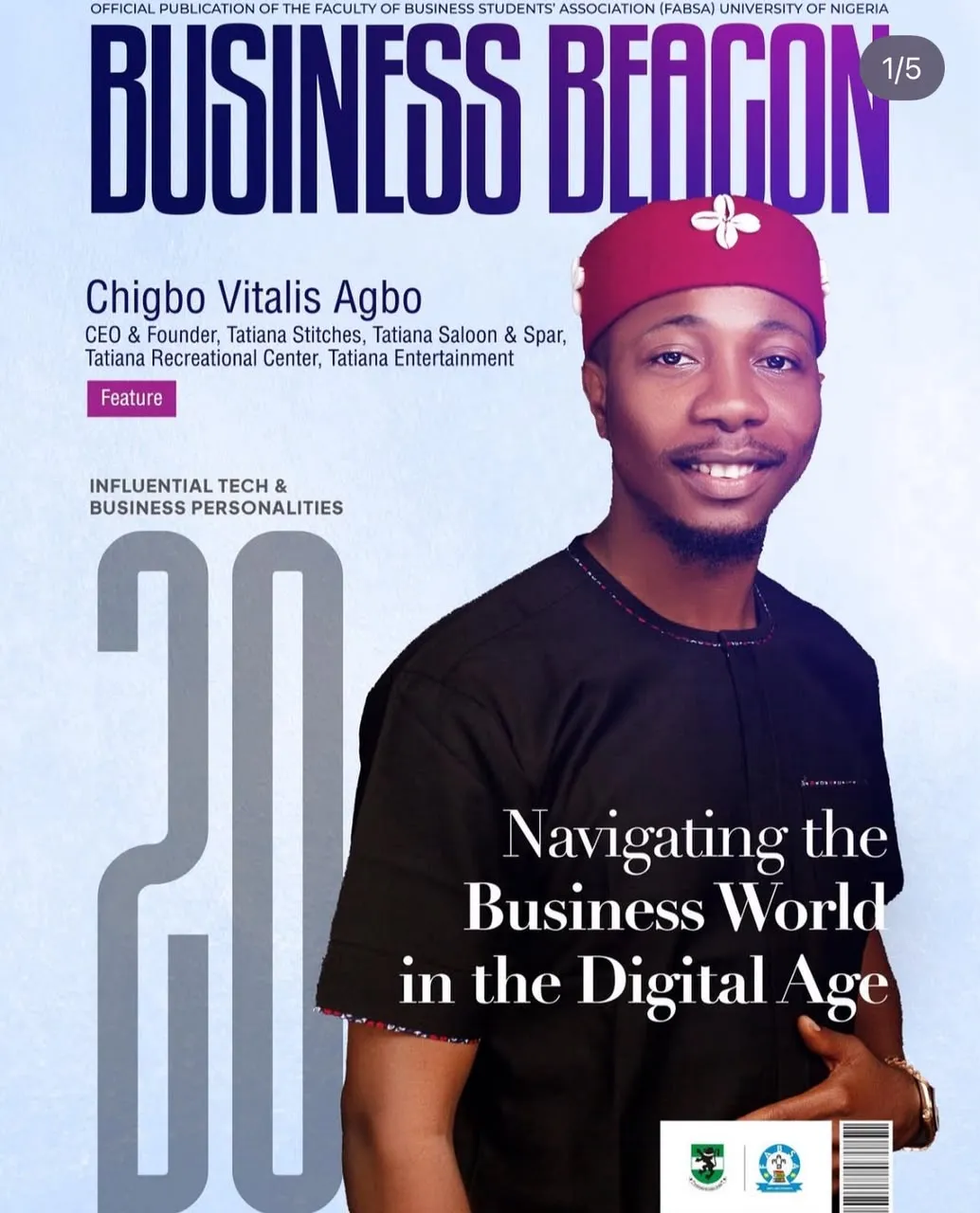 Business Beacon magazine cover